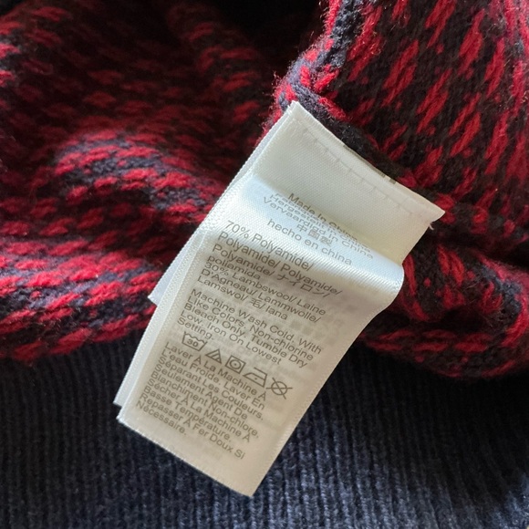 J Crew Lambswool-blend bird's-eye stitch crewneck sweater - Picture 4 of 5